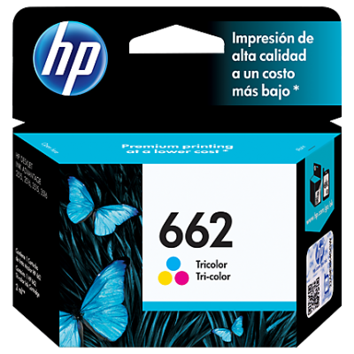 HP 662 Tri-color Original Ink Advantage Cartridge